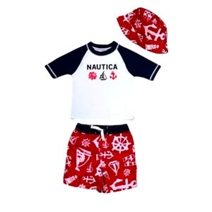 3 pc Nautica Boys Swimsuit